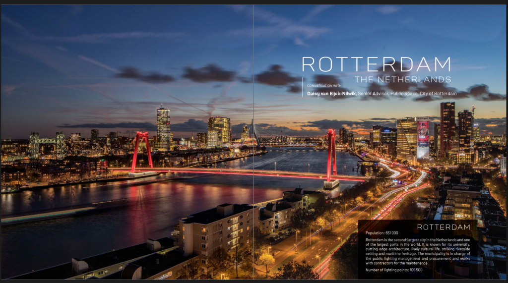 Willemsbrug in Rotterdam in the digital edition of Exploring cityscapes